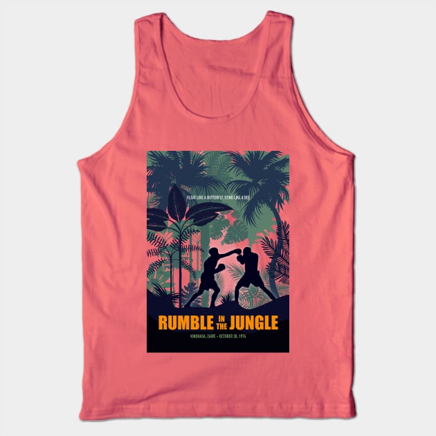 Rumble in the Jungle - Alternative Movie Poster Tank Top by MoviePosterBoy